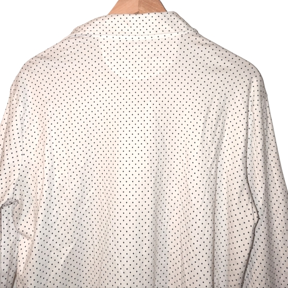 Men's Polo Ralph Lauren Polka Dot Classic Fit Soft Cotton Long Sleev Polo Shirt - Picture 10 of 12